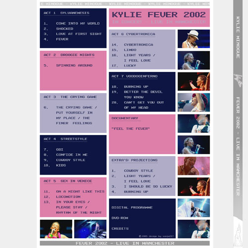dvd Kylie Minogue - achter- en zijkant, ©sonja227