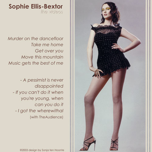 CD Sophie Ellis-Bextor - binnenkant, ©sonja227