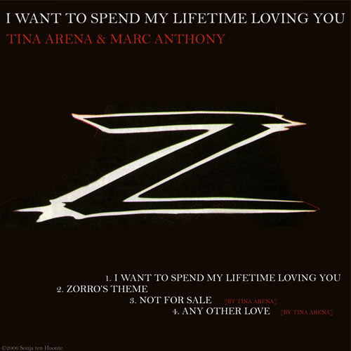 CD-single Zorro - achterkant, ©sonja227