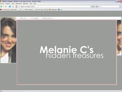 Melanie C's hidden treasures