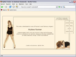 Website Mylene Farmer